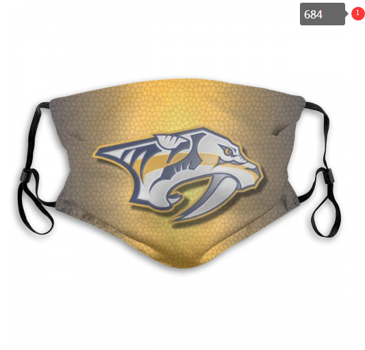 NHL Nashville Predators #6 Dust mask with filter